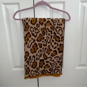 Zara Double Sided Animal Print Blanket Scarf